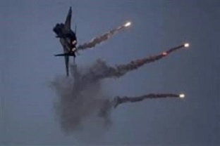 Pesawat tempur Israel melancarkan serangan ke Suriah (foto/antara)